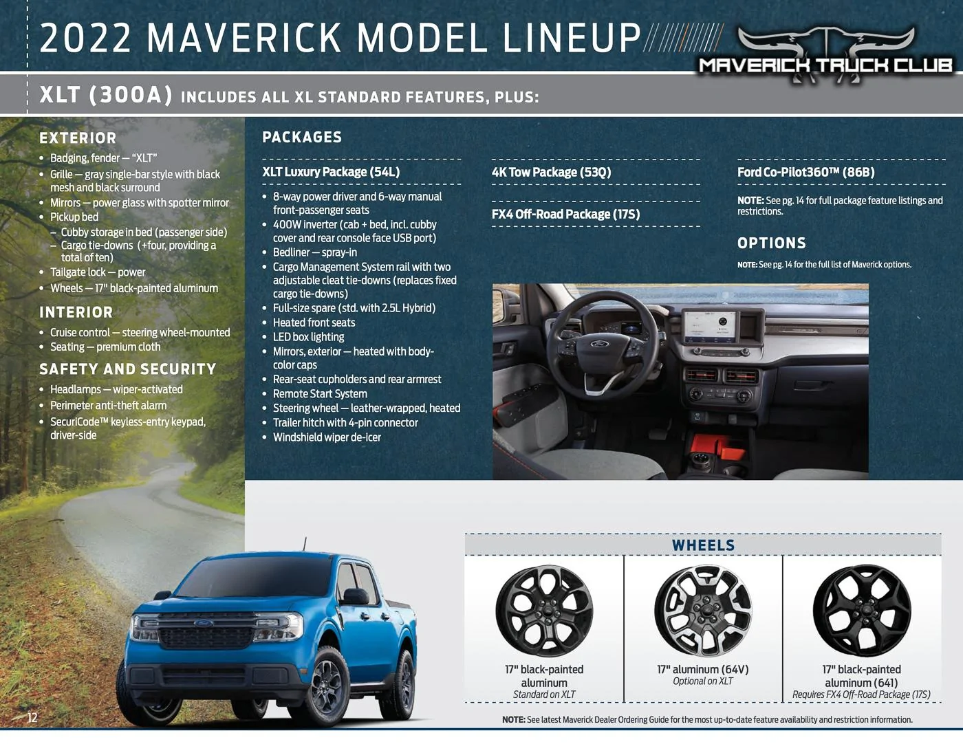 Ford Maverick 📄 Official 2022 Maverick Product Packaging Guide - Colors, Trims, Features, Options, Packages, Codes 2021-maverick-packaging-guide-colors-trims-options-12