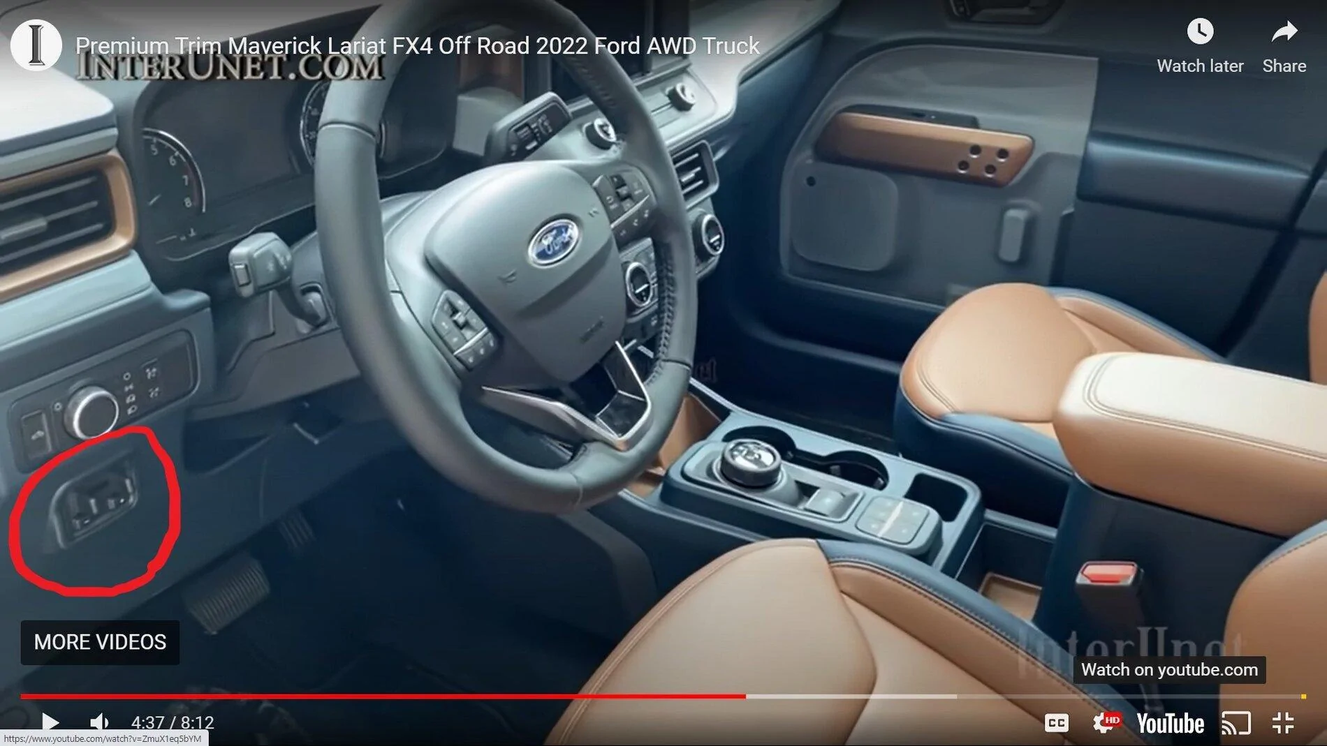 Ford Maverick What is this switch for? Update: Trailer Brake Controller Maverick Lariat