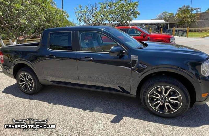 Ford Maverick ALTO BLUE Maverick Photos Thread Alto Blue 2022 Maverick Lariat 3