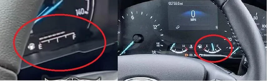 Ford Maverick How big is the instrument cluster display? Mav Fuel
