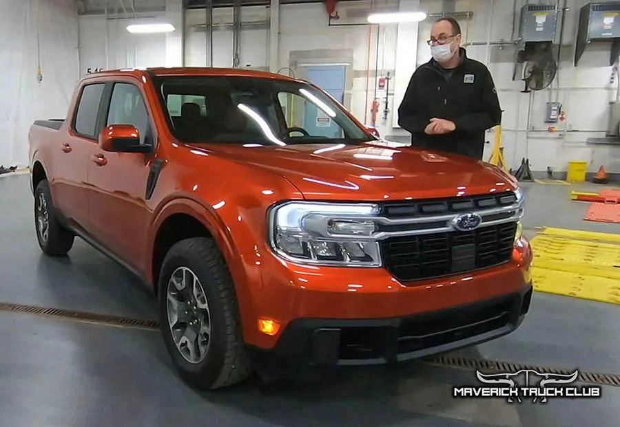 Ford Maverick HOT PEPPER RED Maverick Photos Thread Hot Pepper Red 2022 Maverick Lariat