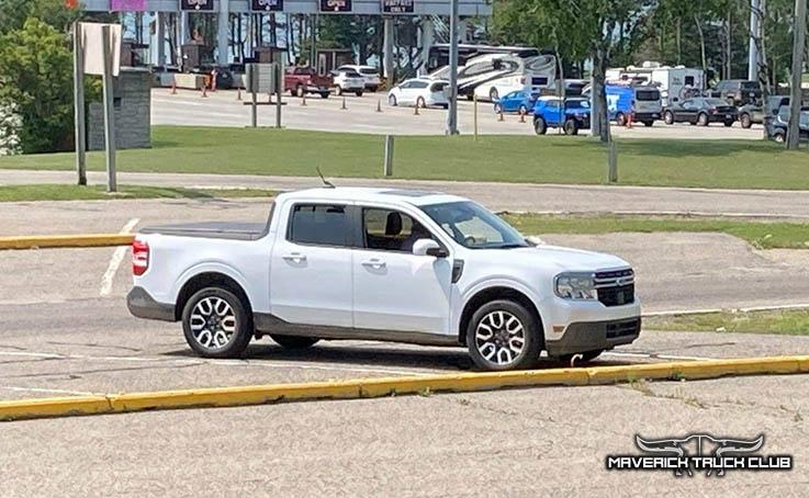 Ford Maverick OXFORD WHITE Maverick Photos Thread Oxford White 2022 Ford Maverick Lariat