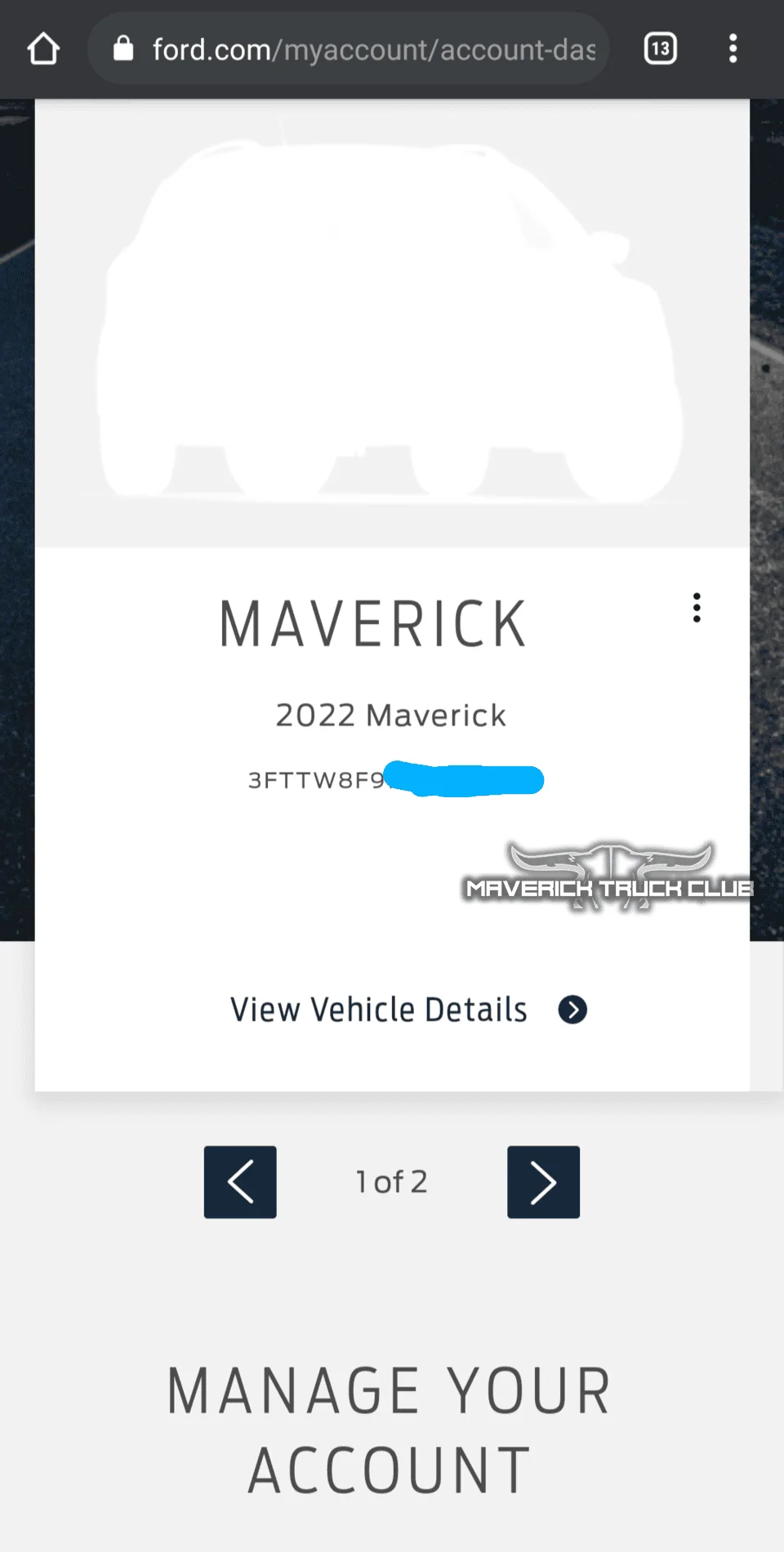 Ford Maverick VIN & Build Date for my 2022 Maverick! [Updated with screenshot] Screenshot_20210728-195601-504