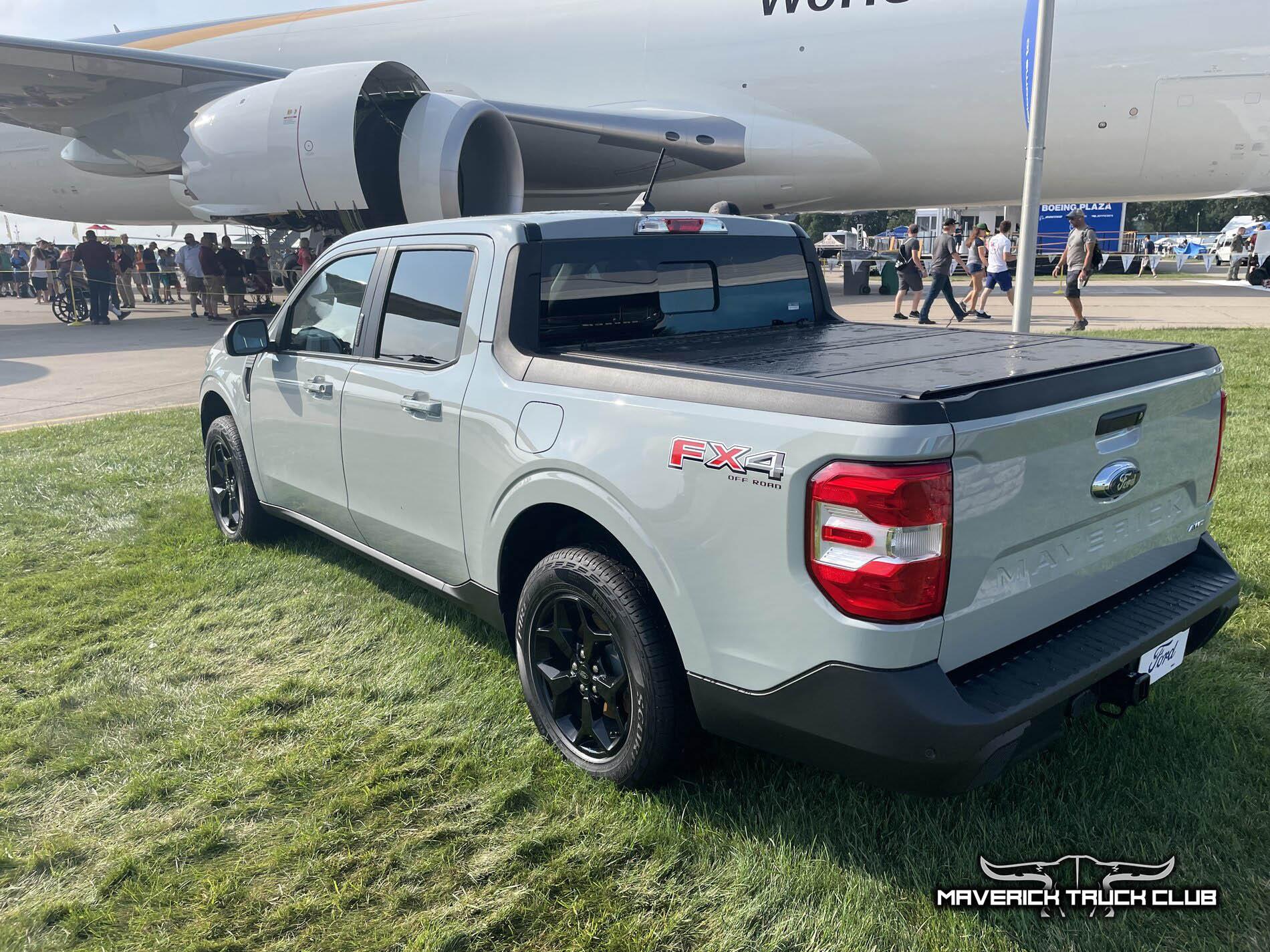 Ford Maverick CACTUS GRAY Maverick Photos Thread 2022 Maverick Lariat FX4 Cactus Gray Black Wheels EAA 2