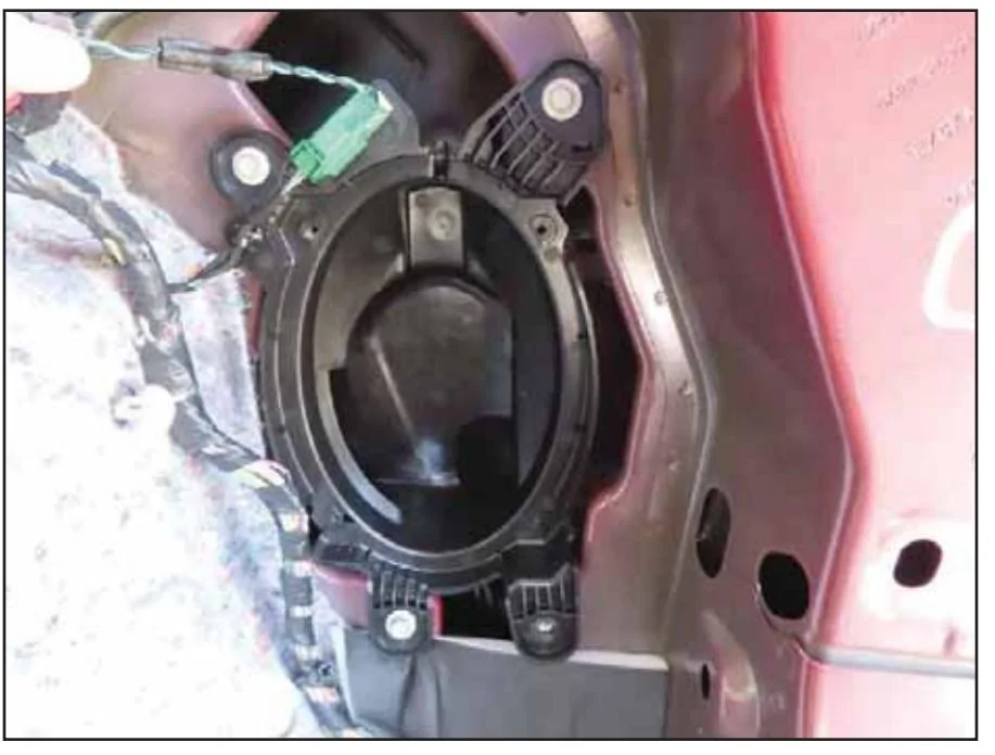 Ford Maverick Could subwoofer under the seat damage battery? Subwoofer driver removed