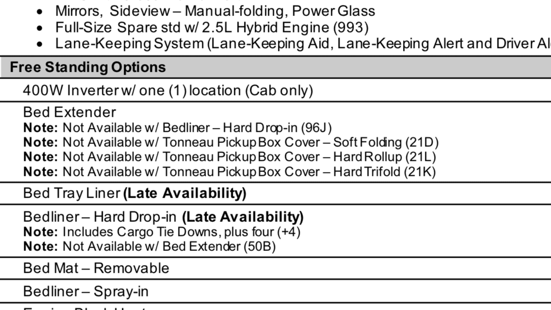 Ford Maverick Bed Extender not available with any factory Tonneau Bed Cover? 70521C34-8935-4357-A4AE-440091BECACD