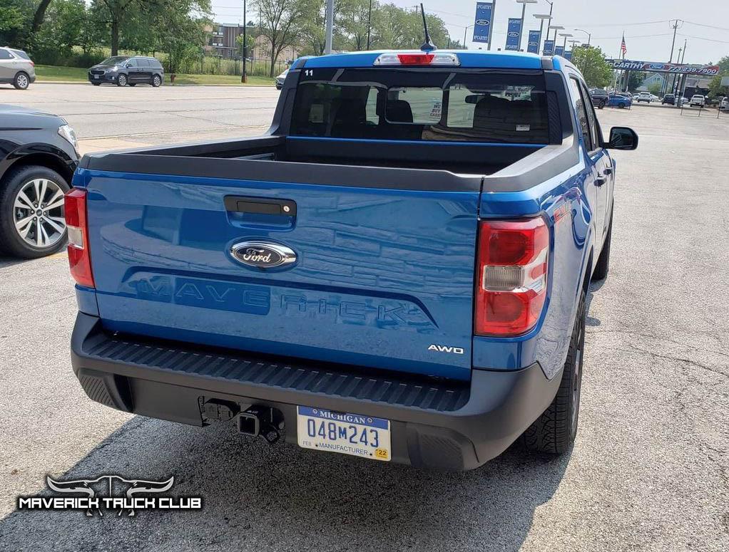 Ford Maverick Velocity Blue Maverick XLT FX4 - Best Look Yet Velocity Blue 2022 Maverick XLT FX4 exterior interior 1