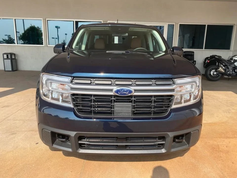 Ford Maverick ALTO BLUE Maverick Photos Thread Alto Blue 2022 Maverick Lariat FX4 3