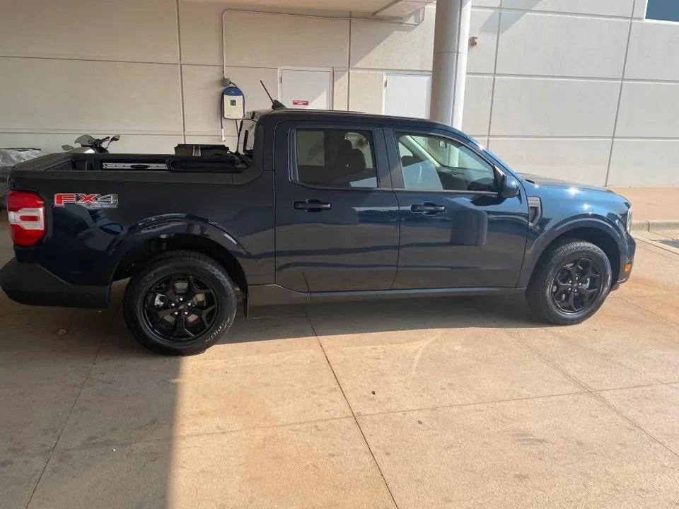 Ford Maverick ALTO BLUE Maverick Photos Thread Alto Blue 2022 Maverick Lariat FX4 1