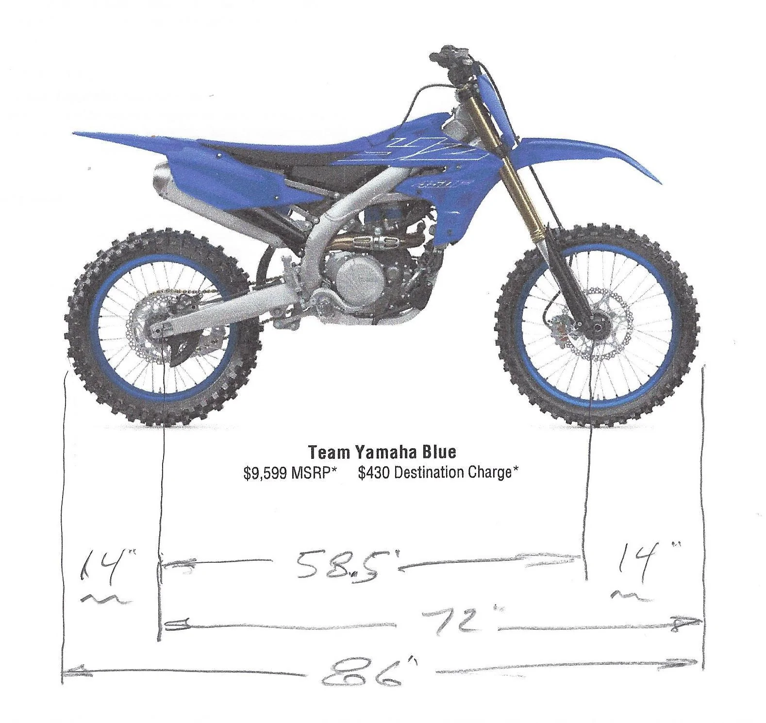 Ford Maverick Fitting 2 dirtbikes in the bed Yamaha YZ450F(2)