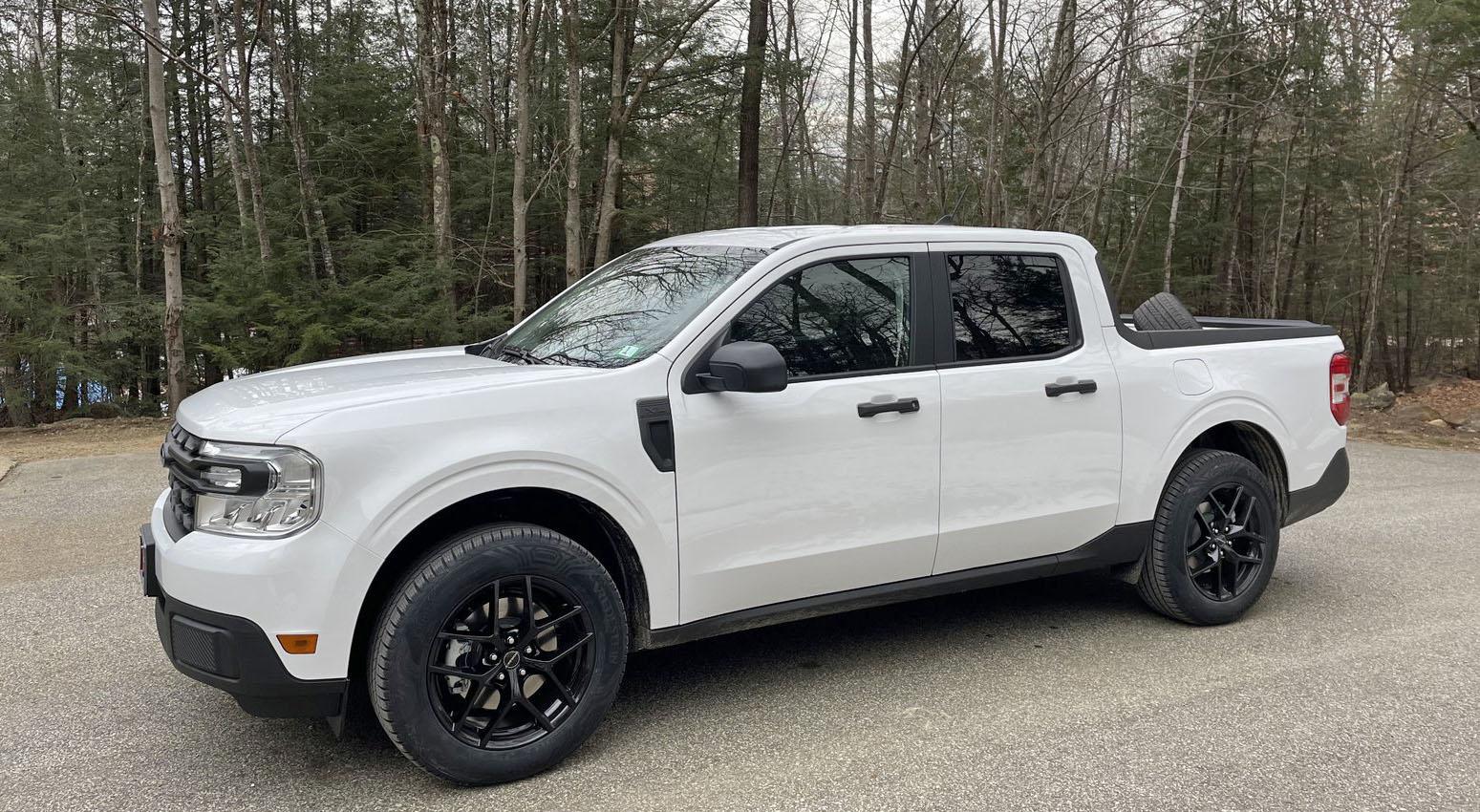 Ford Maverick OXFORD WHITE Maverick Photos Thread Borbet Type Y Wheels 2022 Ford Maverick XL 1