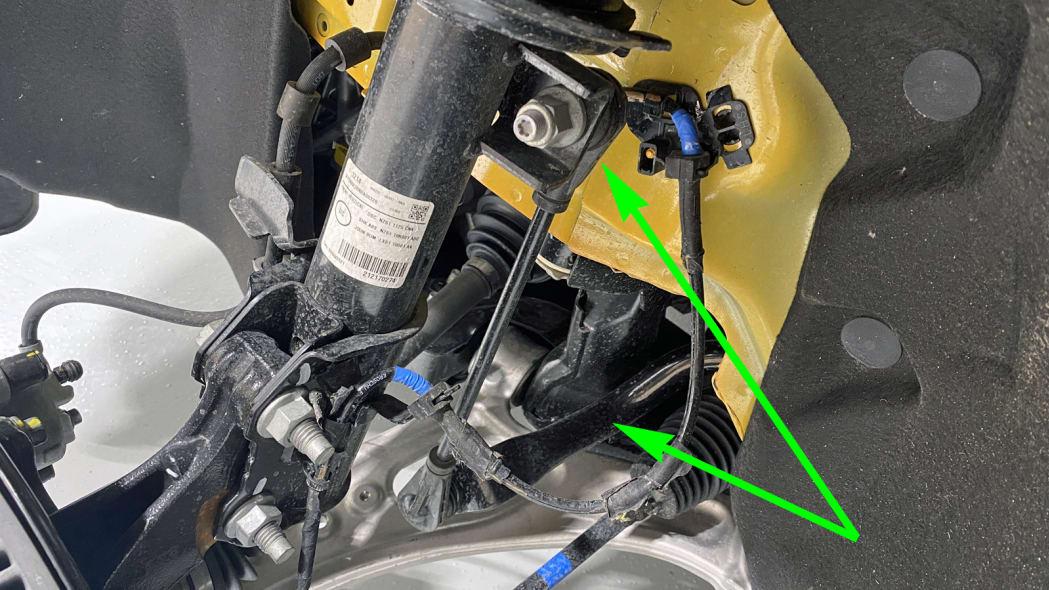 Ford Maverick 2022 Hybrid Maverick Suspension Deep Dive & MPG Results | 39 mpg and 1 twist beam 6_fr_stab_link_arrow