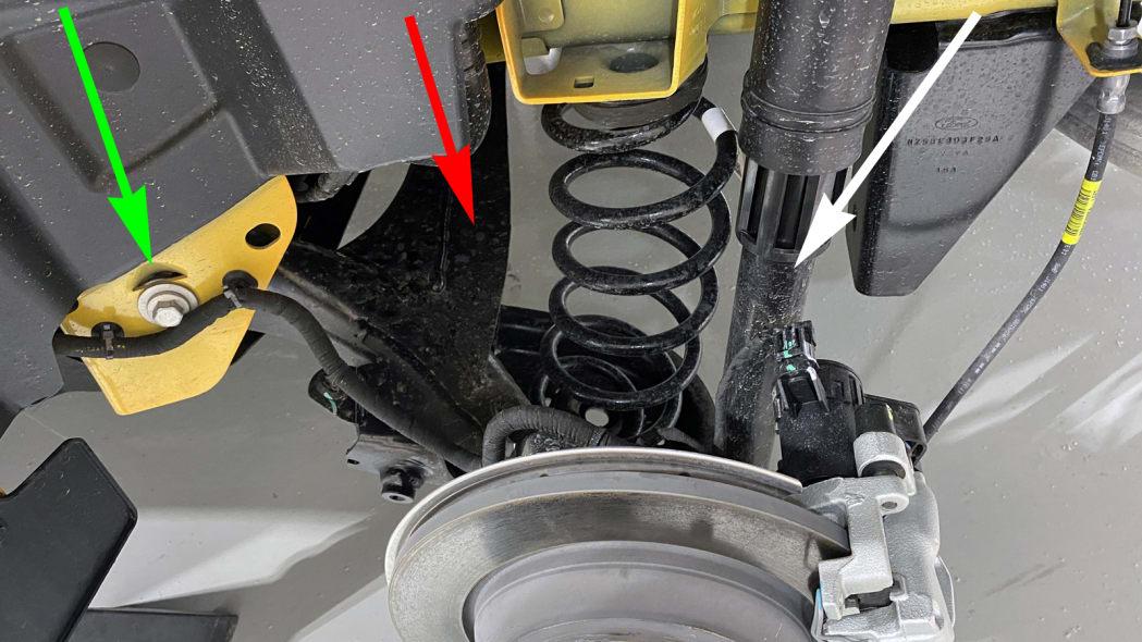 Ford Maverick 2022 Hybrid Maverick Suspension Deep Dive & MPG Results | 39 mpg and 1 twist beam 9_rr_looking_down_arrow