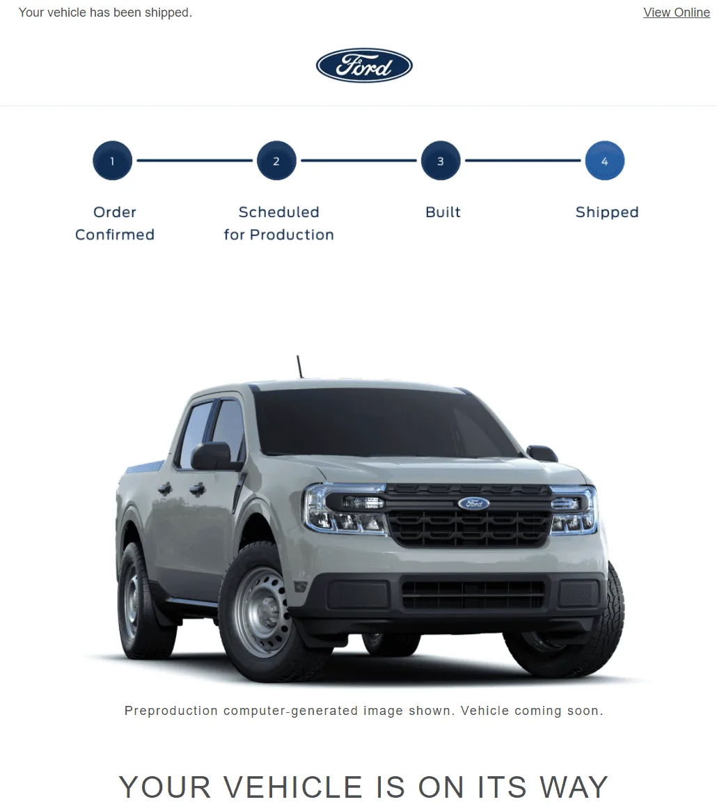 Ford Maverick Hybrid Maverick has shipped !!! 🙌 1638374365737