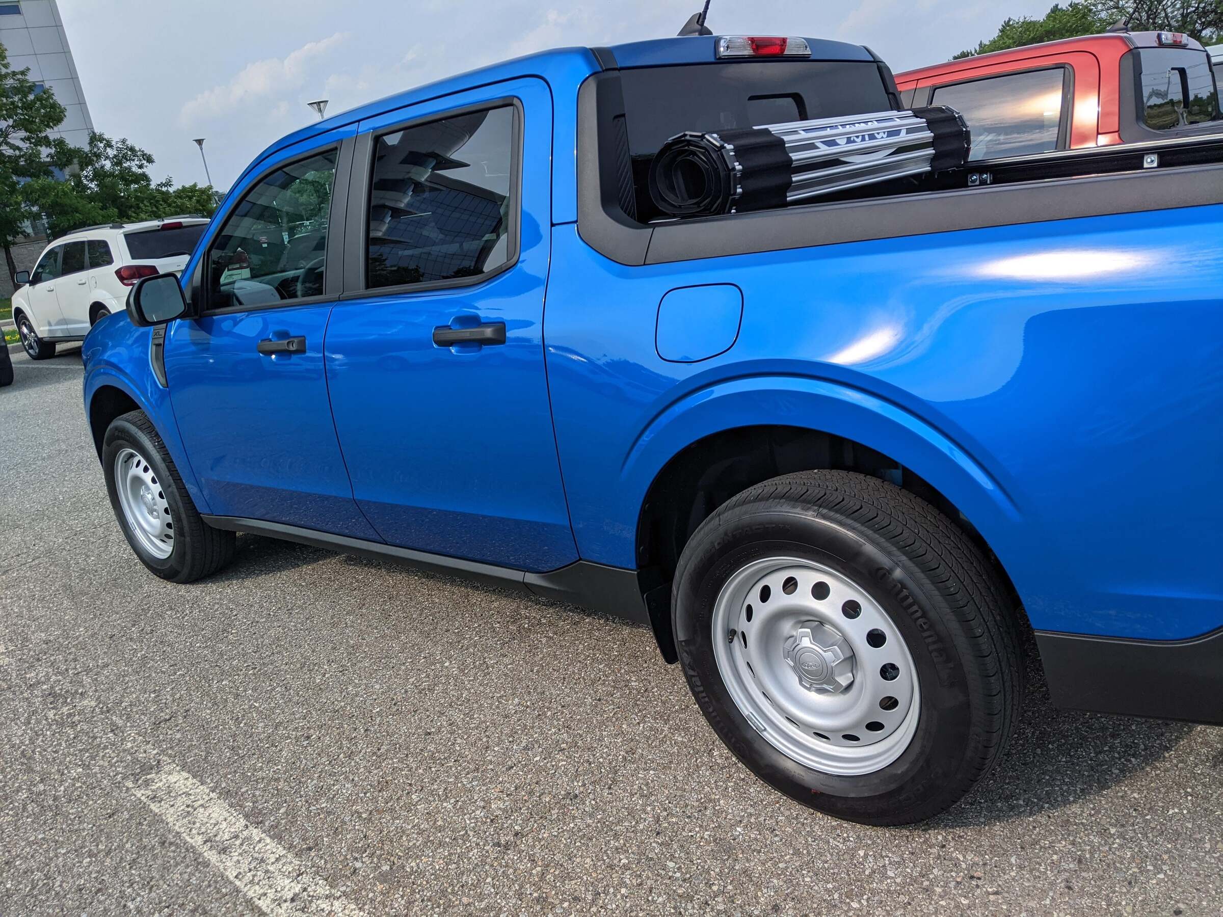 Ford Maverick First real life sighting of Velocity Blue Maverick h49caxph2i971
