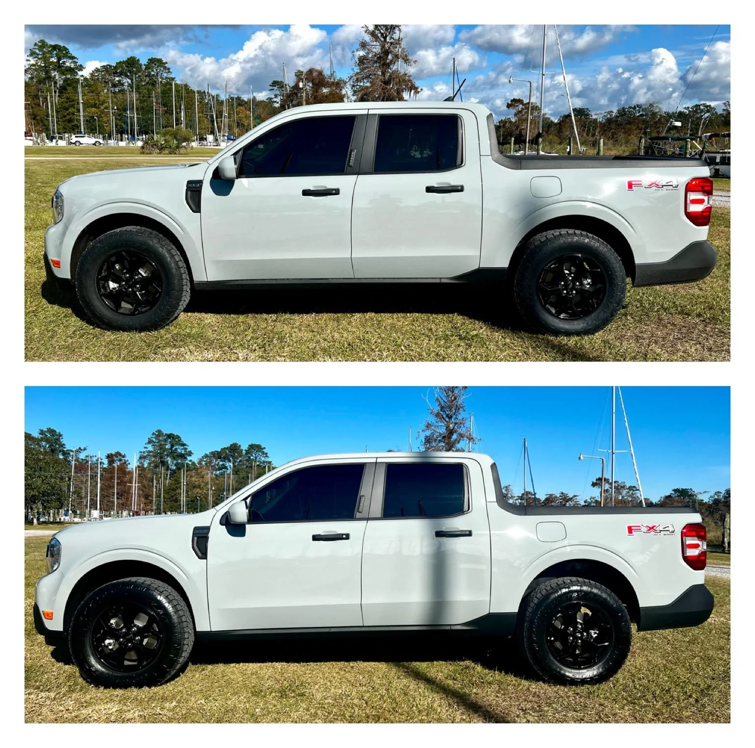 Ford Maverick Installed: 4WP lift kit (1" front / .75" rear) and Toyo Open Country AT tires (245/70r17) B1836A5A-985D-4C60-BCF8-621ADD12CB51