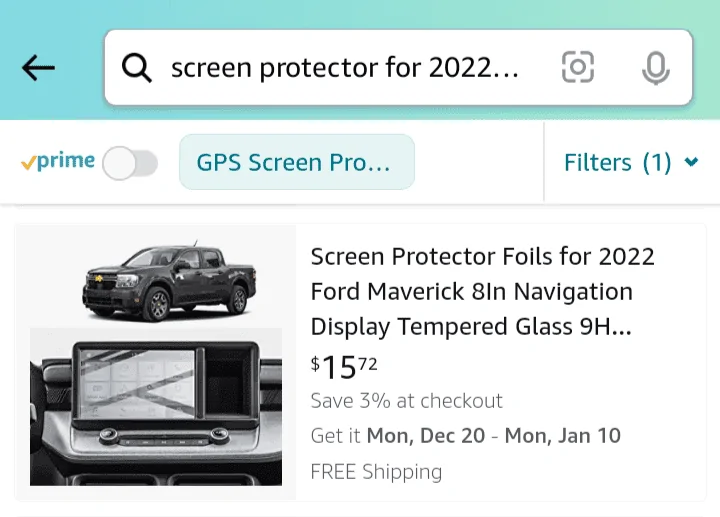 Ford Maverick Screen protector, should I get it? Screenshot_20211202-103457-642