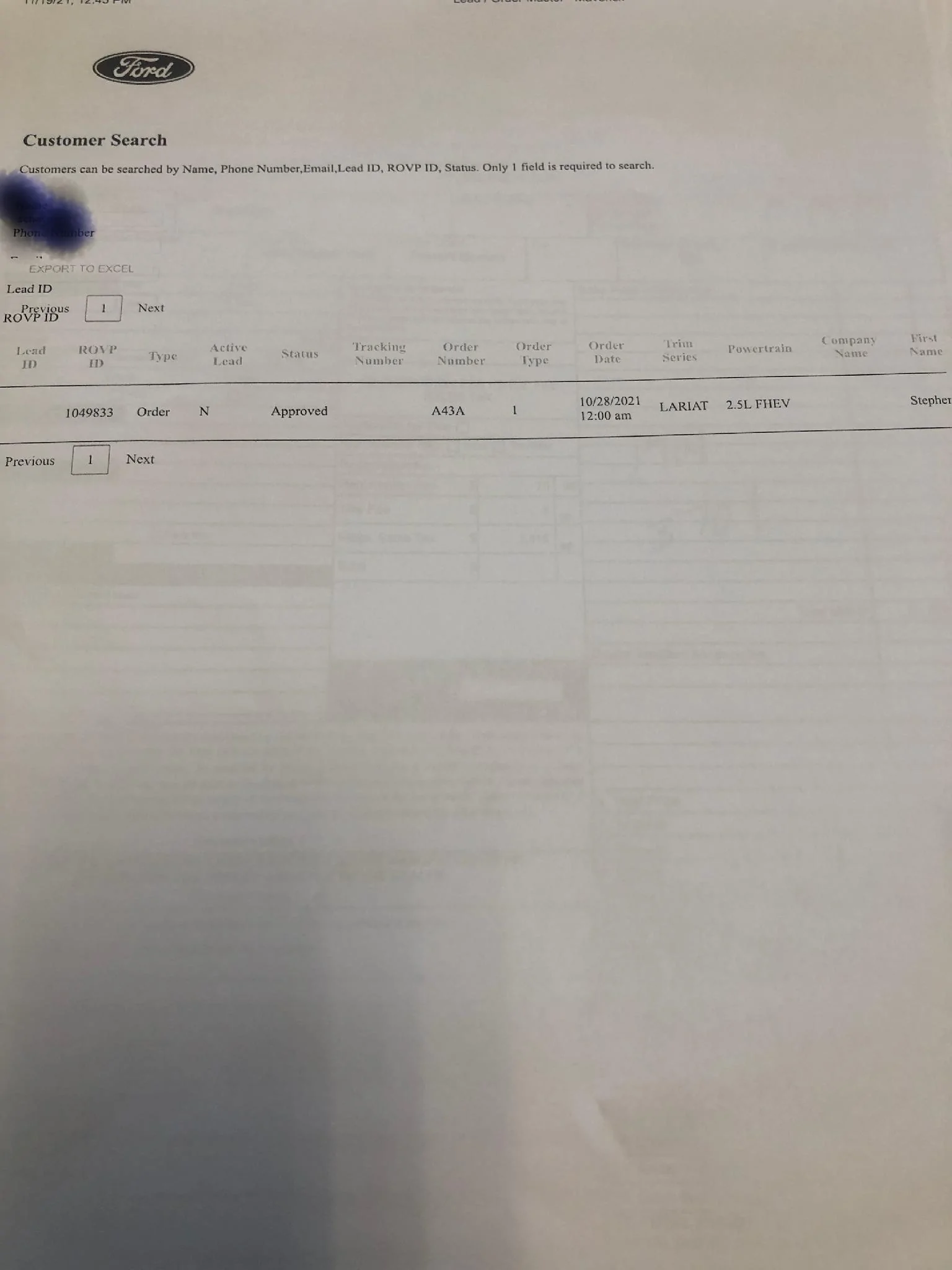Ford Maverick 📣 12/2 Scheduling Email Received Group [Emails Arriving!!] ROVP-MavrickOrderRub-lastNam