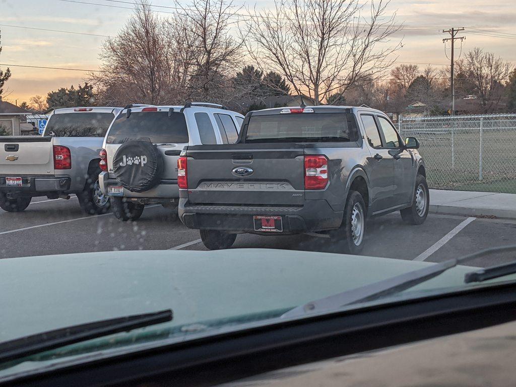 Ford Maverick Maverick is only “small” compared to large trucks. FjppKECh