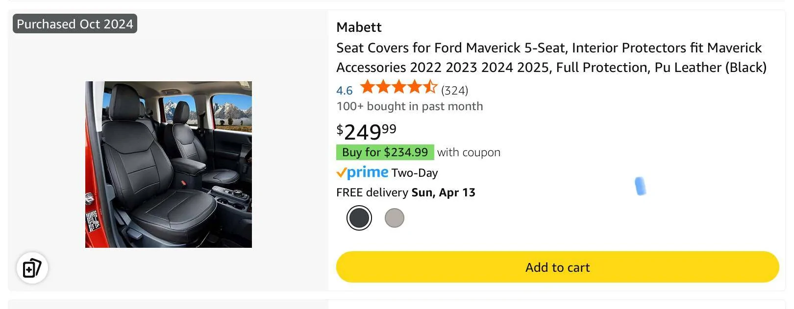 Ford Maverick Seat covers best recommendations? 1744387002343-2r