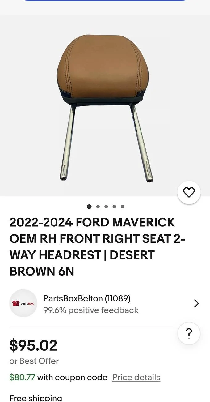 Ford Maverick WTB-adjustable tilt headrests Screenshot_2025-04-11-13-10-08-13_40deb401b9ffe8e1df2f1cc5ba480b12