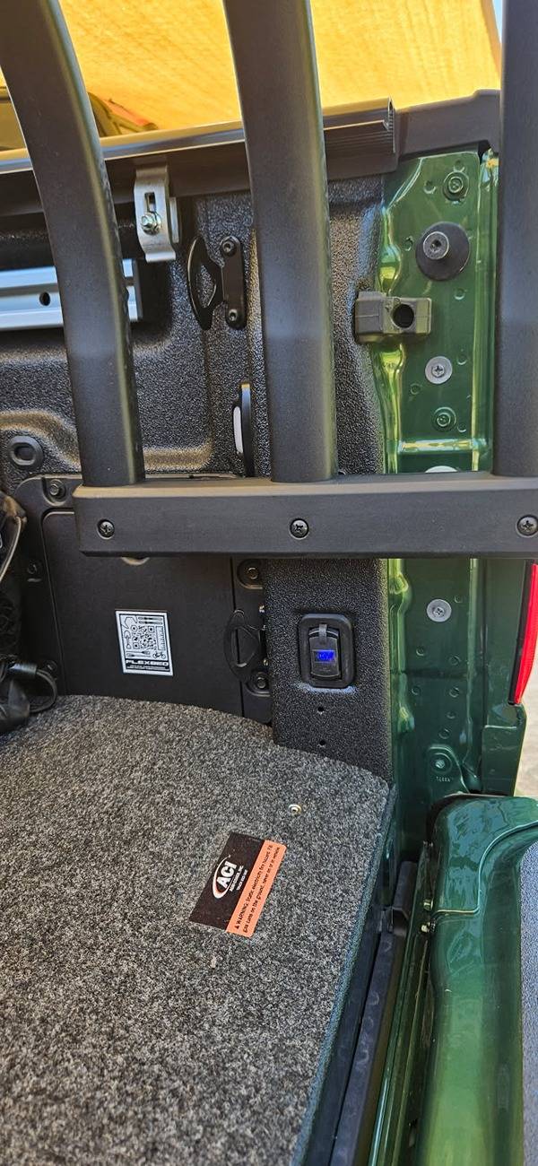 Ford Maverick In Bed 12v outlets Vs Bed Extender 12v1