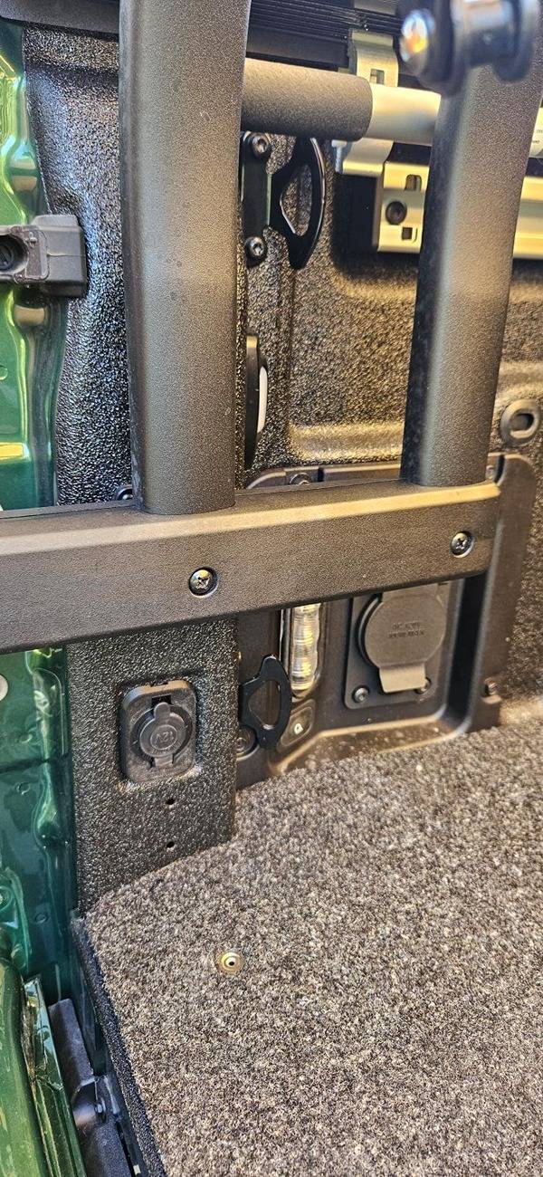 Ford Maverick In Bed 12v outlets Vs Bed Extender 12v2