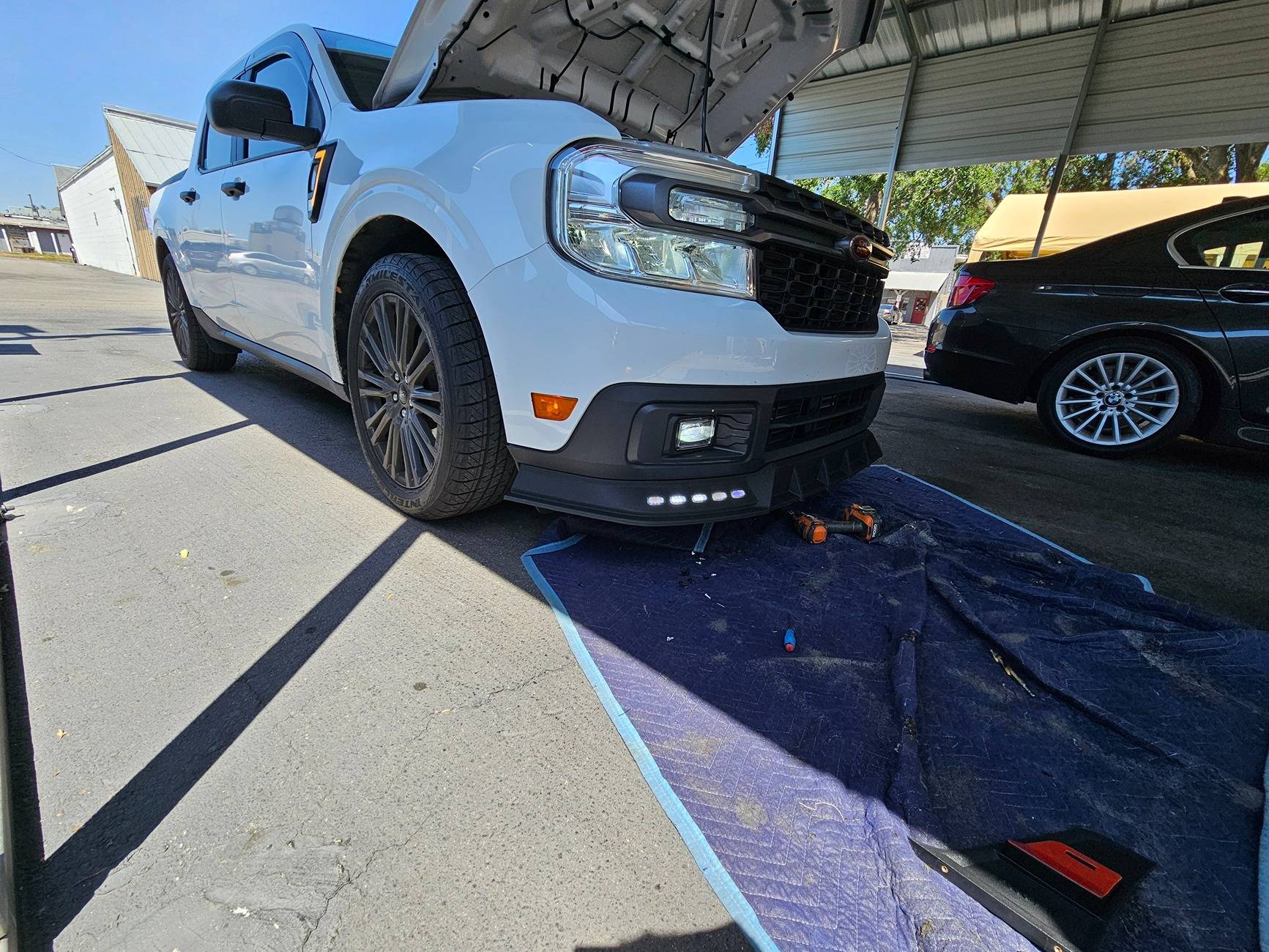 Ford Maverick Aftermarket front lip. 20250411_145118