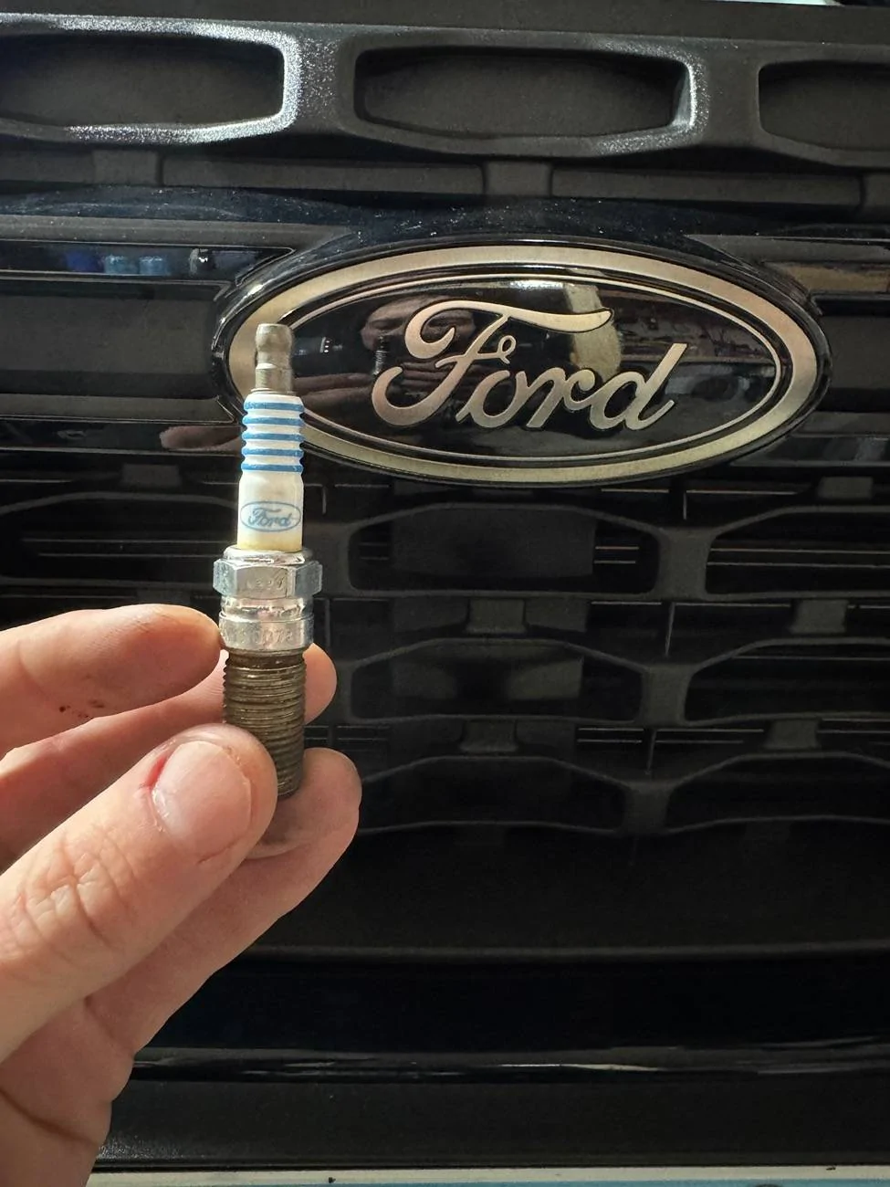 Ford Maverick Pulled spark plugs at 43k IMG_3600