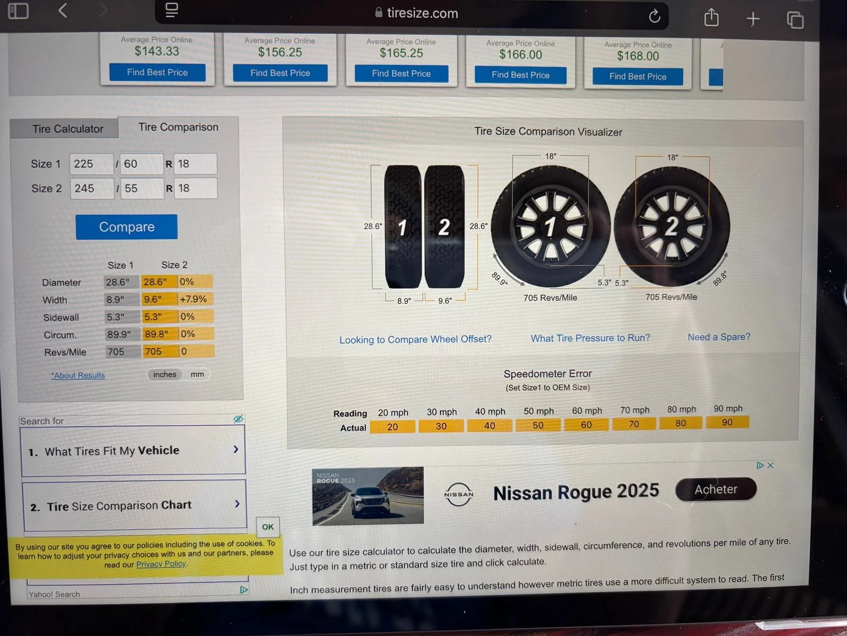 Ford Maverick Upsize Tire Options for Lariat 18" Wheel? IMG_0383