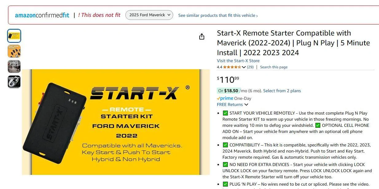 Ford Maverick Remote start, again.... 1744574572374-6d