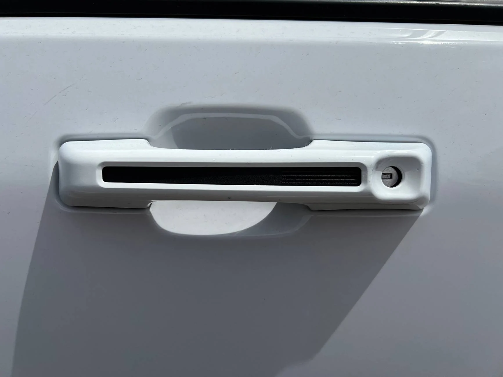 Ford Maverick Painted and installed mirror caps IMG_0872
