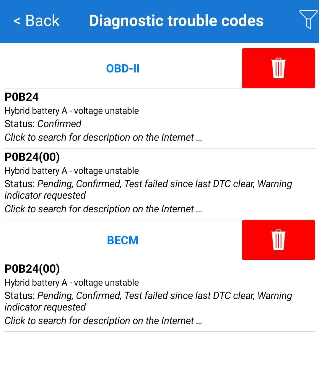 Ford Maverick P0B24 Hybrid Battery A - Unstable Screenshot_20250410_211104