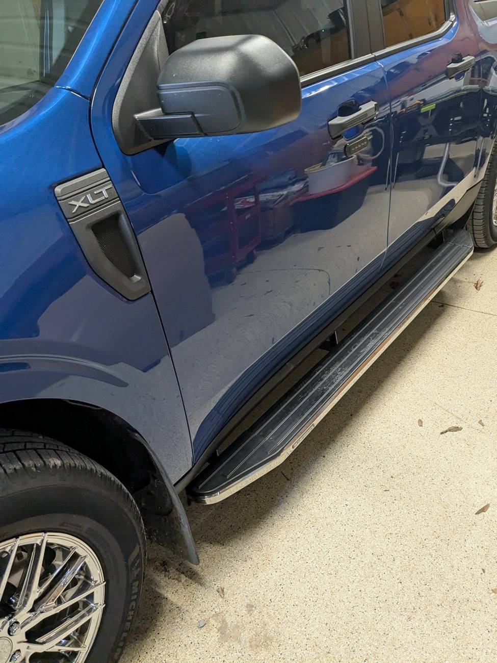 Ford Maverick Installed: Running Boards for an old man PXL_20250415_142527719