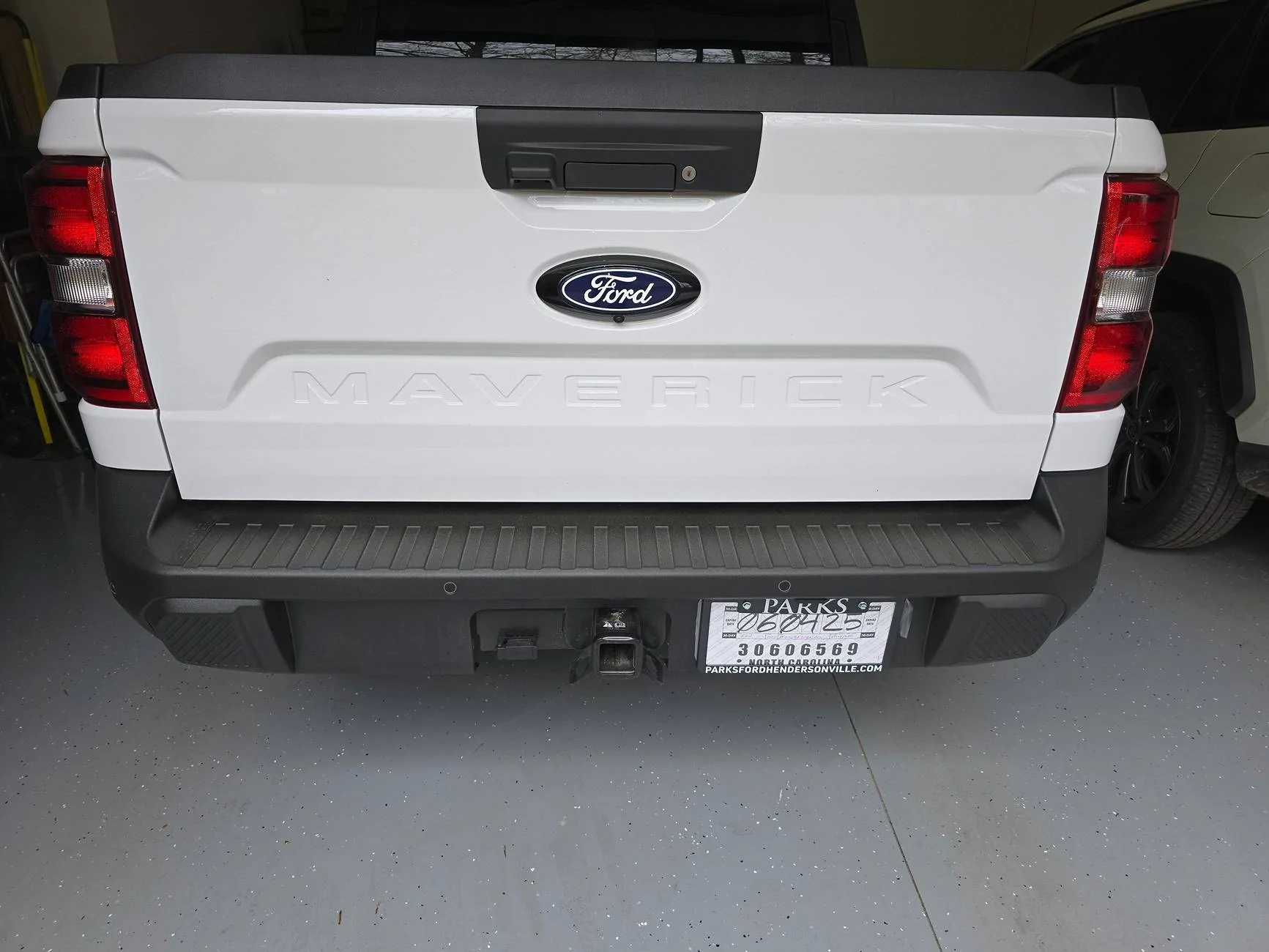 Ford Maverick Just Picked Up My 2025 Lariat Hybrid Maverick Rear Befor