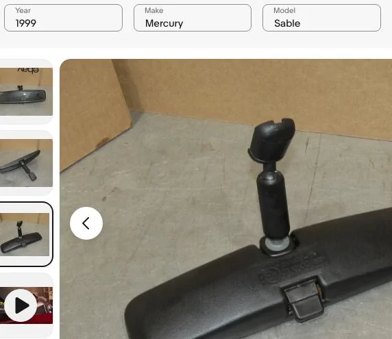 Ford Maverick Rear view mirror too small and low 1744747593542-n1