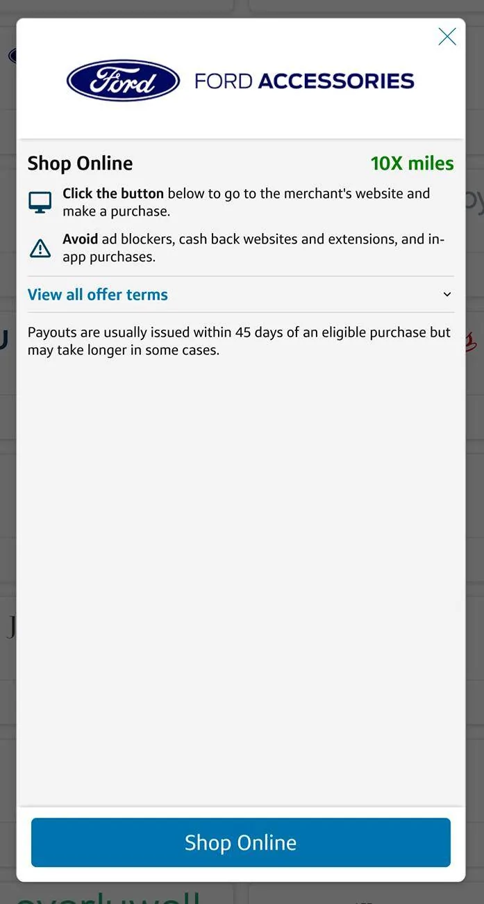 Ford Maverick 20% off Code for Ford Accessories: SPRING20 Screenshot_20250415-204126