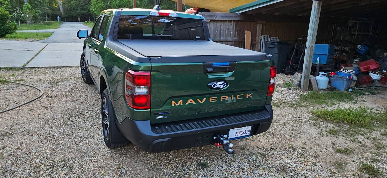 Ford Maverick Eruption Green Tailgate Lettering Color Choices TO Letters