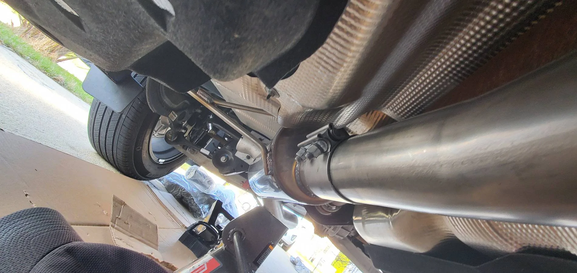 Ford Maverick Thermal R&D exhaust install (fixed sound clip) 20250416_173826[1]