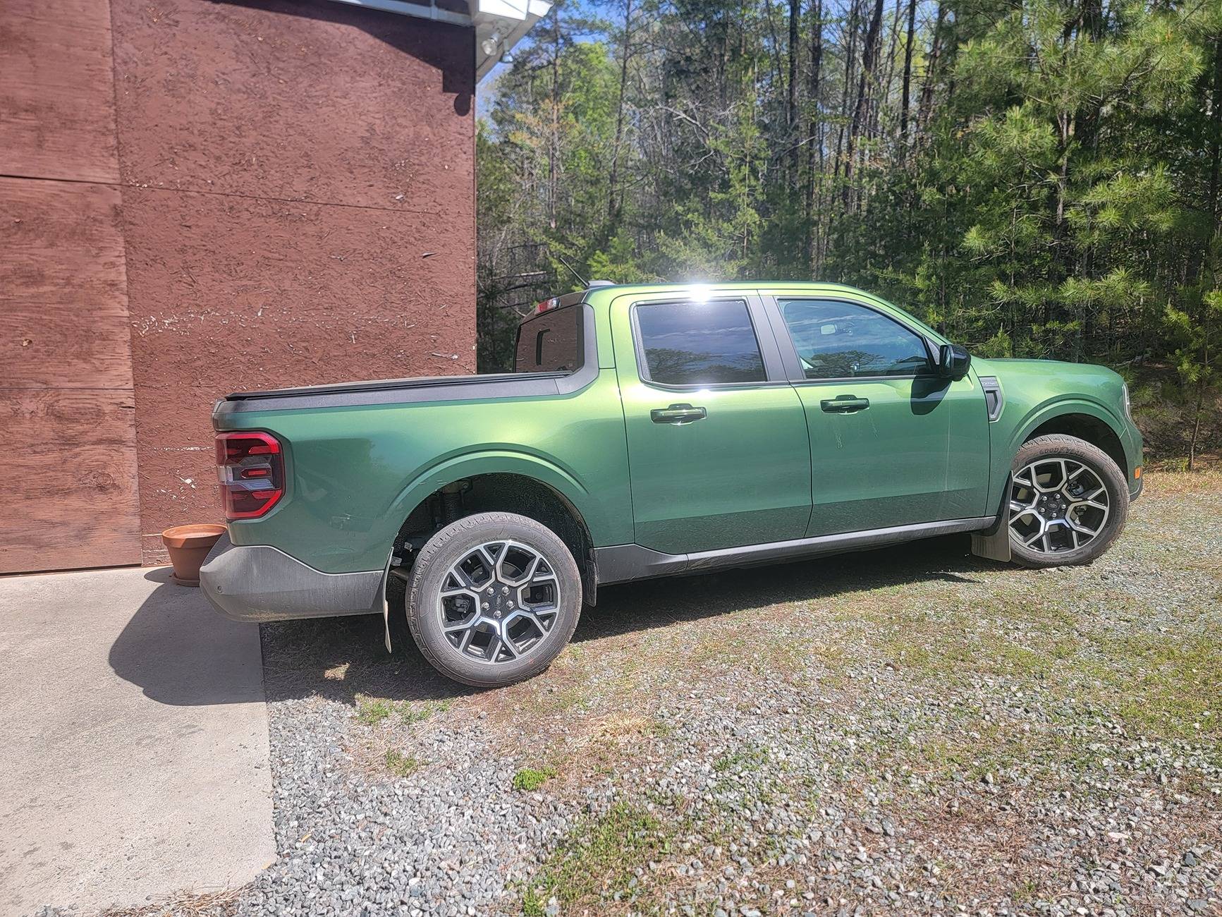 Ford Maverick Post your Maverick next to ridiculously large trucks - photos thread 20250418_111241