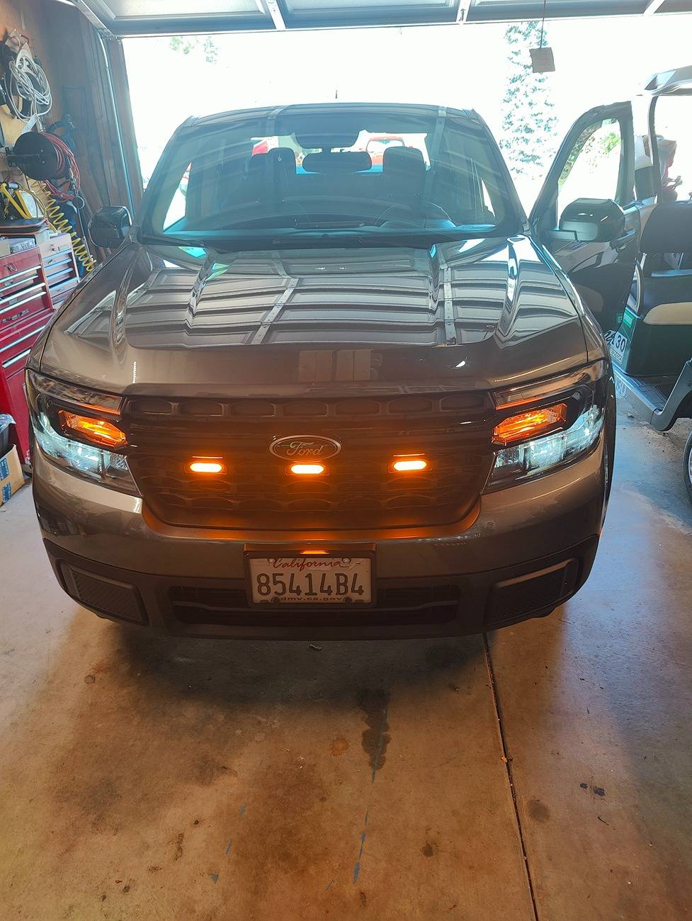 Ford Maverick Front grill lights IMG20250410130227
