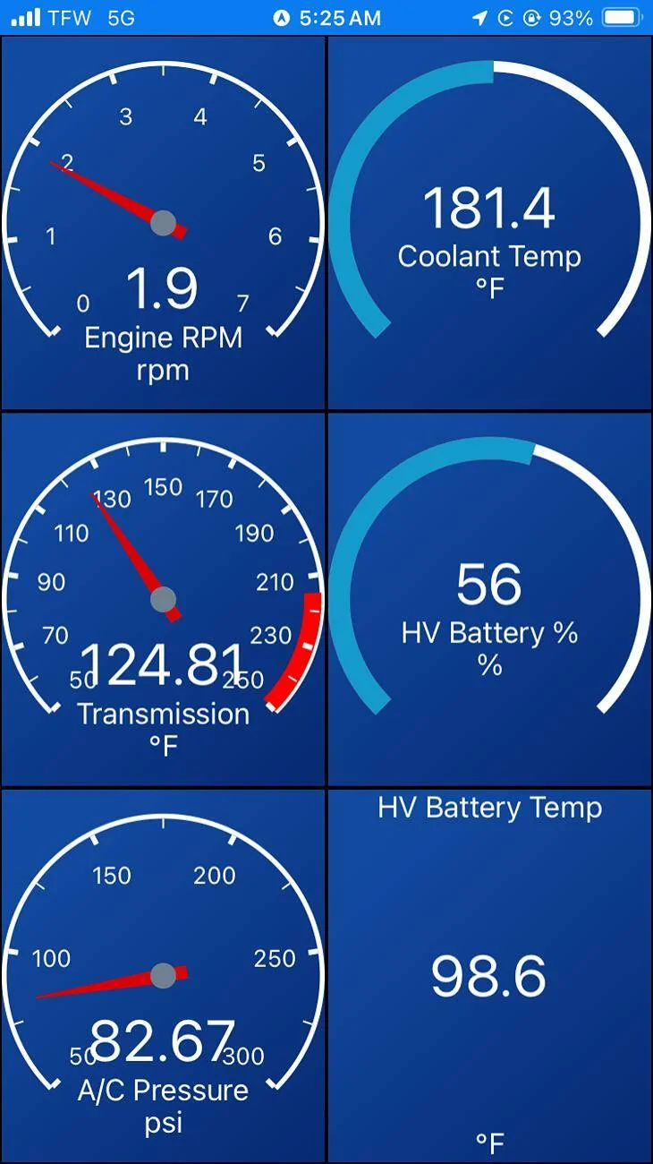 Ford Maverick 2025 Lariat Hybrid CVT Temp IMG_3477