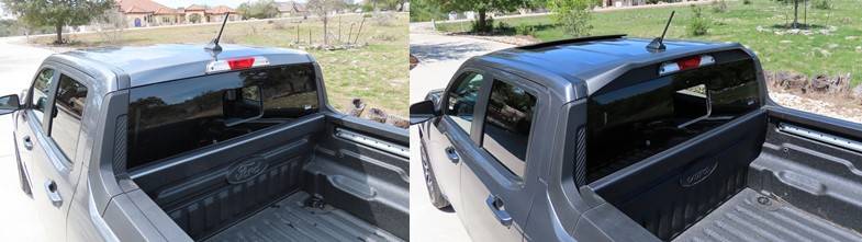 Ford Maverick My Blackout Treatment Roof Compare