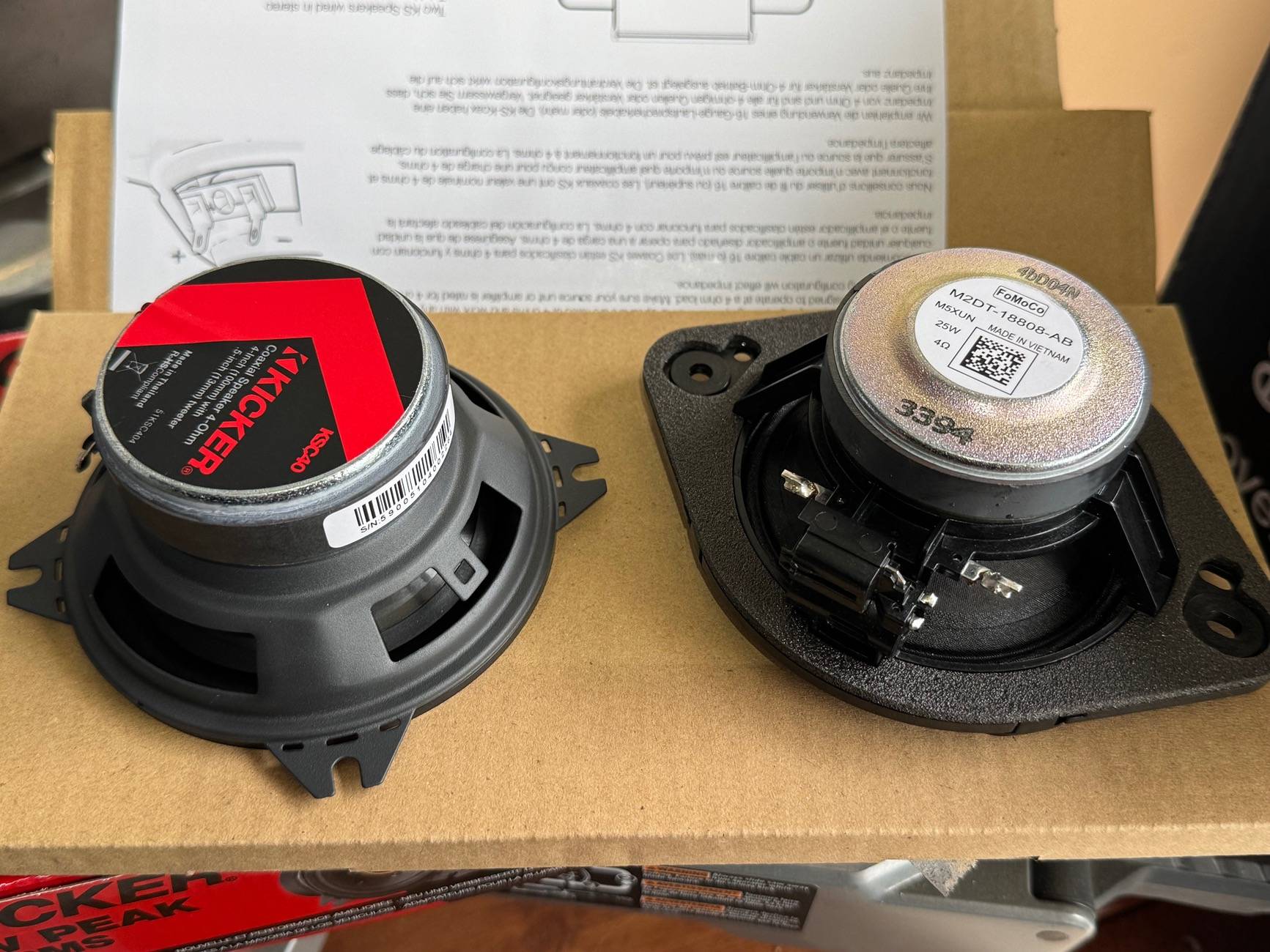Ford Maverick 2025 XLT Speaker Swap - KICKER Front Door & Rear Pillar Upgrade IMG_3460