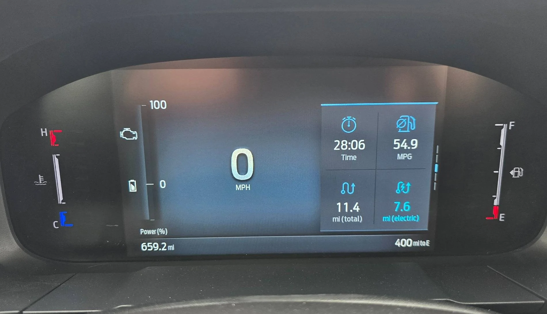 Ford Maverick 2025 Hybrid. Love the mpg! 20250419_142641