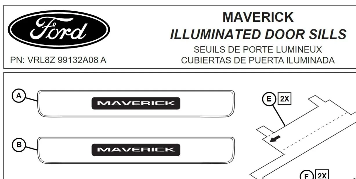 Ford Maverick Illuminated sill plates? Screenshot 2025-04-19 202148