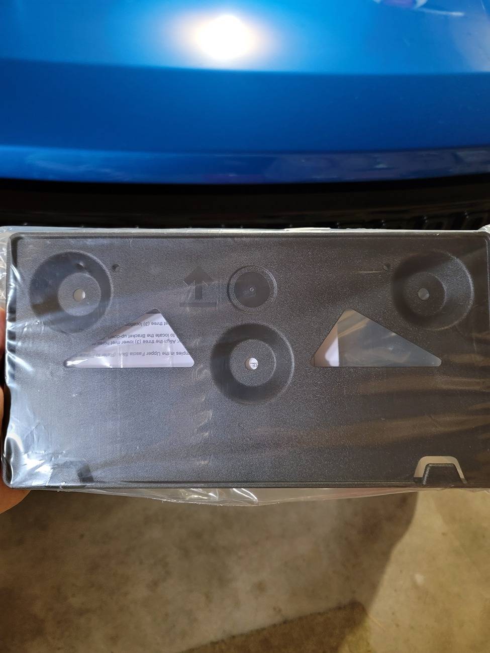 Ford Maverick Front License Plate Bracket 20250420_100501
