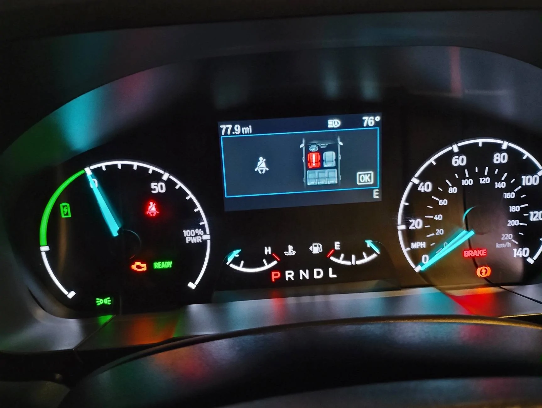 Ford Maverick Parking E-brake malfunction photos e-brake bad1