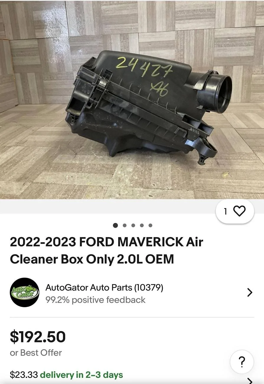 Ford Maverick S&B intake installed. What a difference IMG_2271