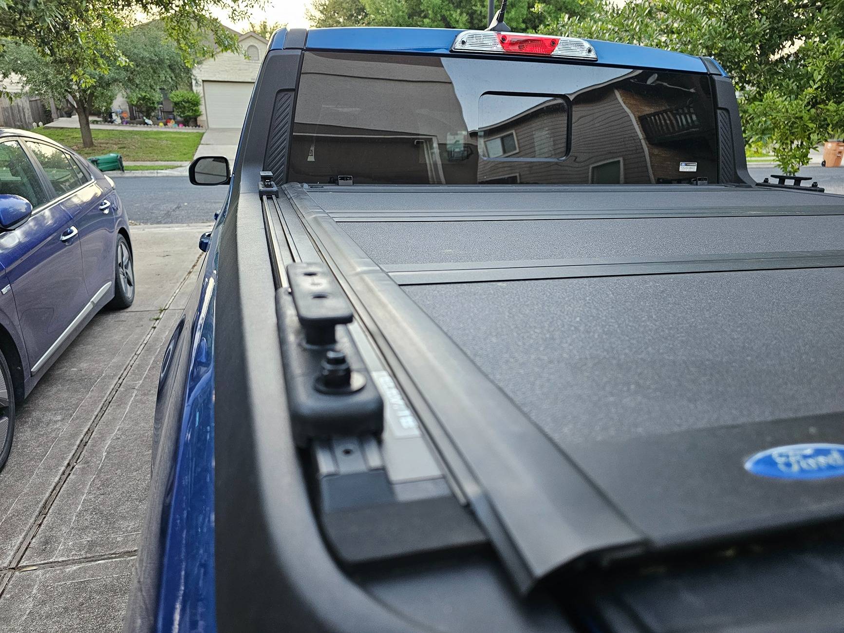 Ford Maverick Soft fold cover and elevated racks 20240326_193856